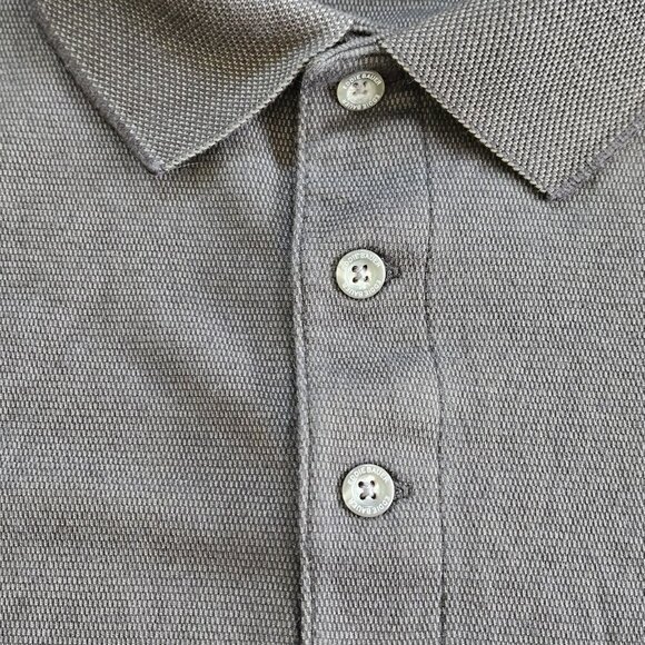 Eddie Bauer Travex Polo Shirt Men XL Brown Active SS Buttons Golf Outdoor Casual - Picture 9 of 15